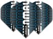 Winmau Mega Standard Winmau Logo Black and Blue Dart Flights thumbnail