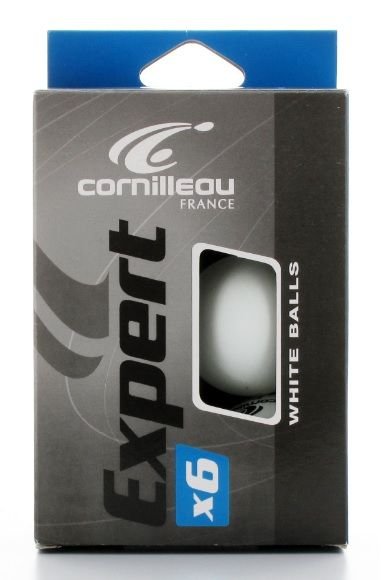 Cornilleau Expert balles de tennis de table blanches