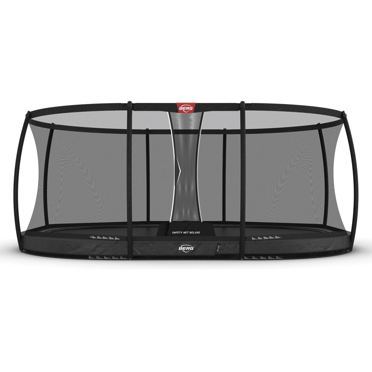 BERG Grand Elite InGround Trampoline 520 Gris + Safety Net Deluxe