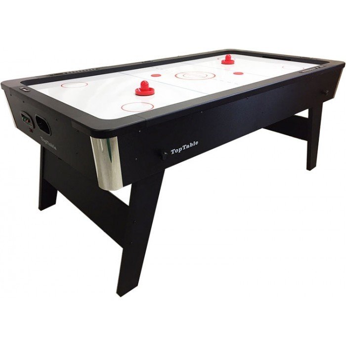 TopTable Foldy Carbon table de air-hockey Noir/Blanc 6,5FT