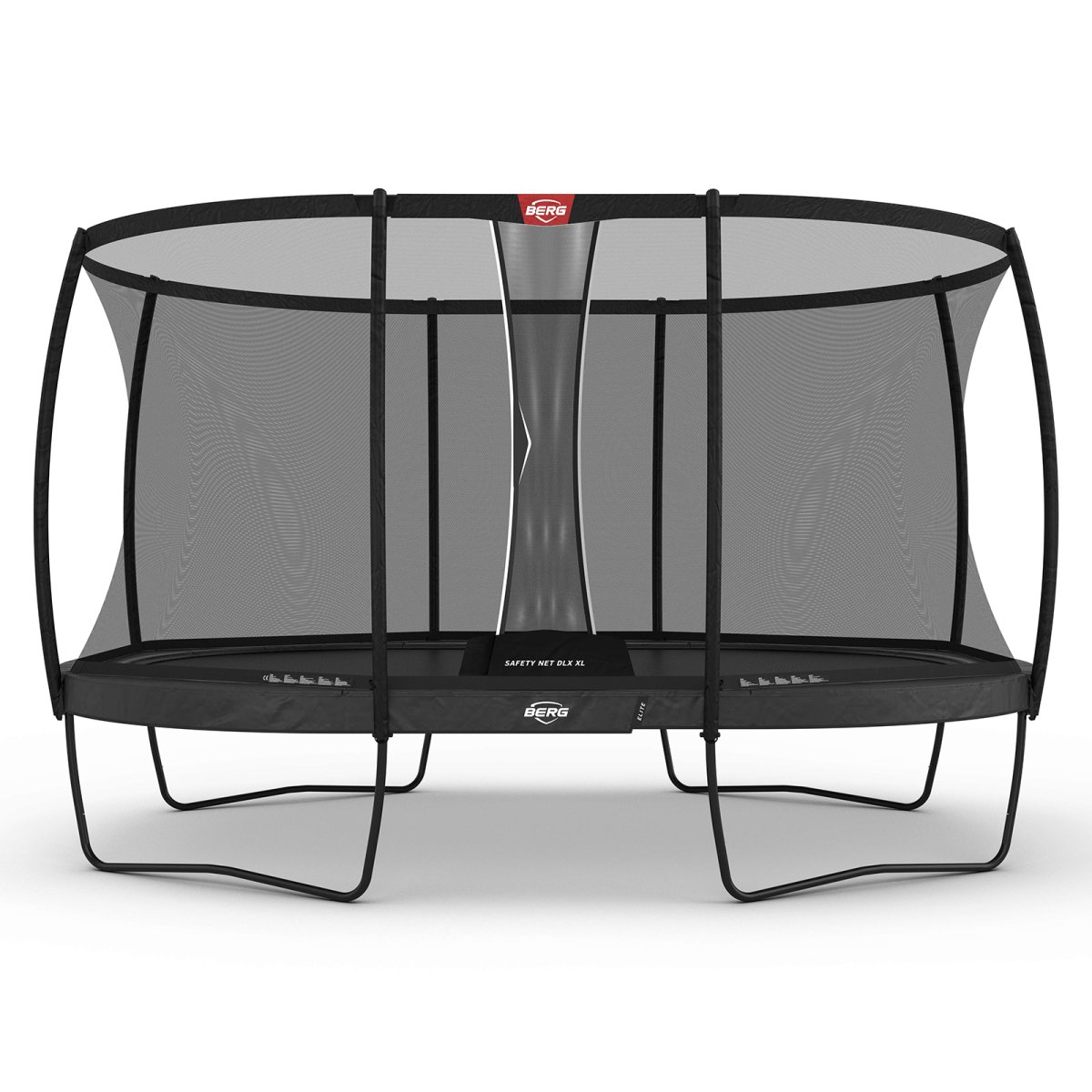 BERG Grand Elite Regular Trampoline 520 Grey + Safety Net Deluxe XL