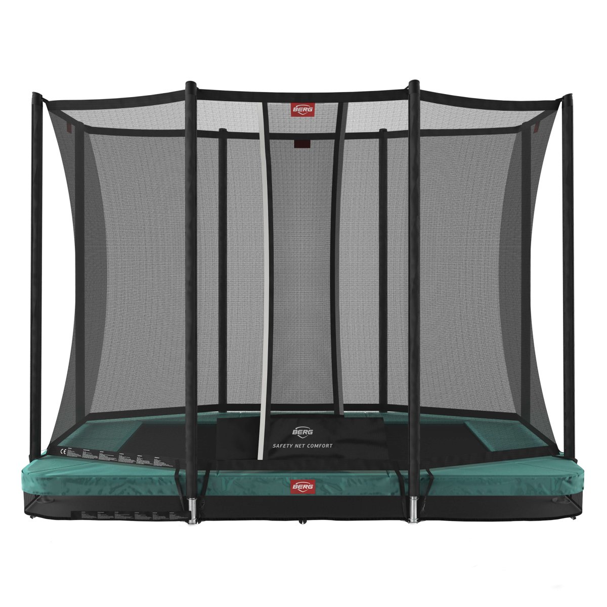 BERG Ultim Favorit InGround Trampoline 280 Vert + Safety Net Comfort