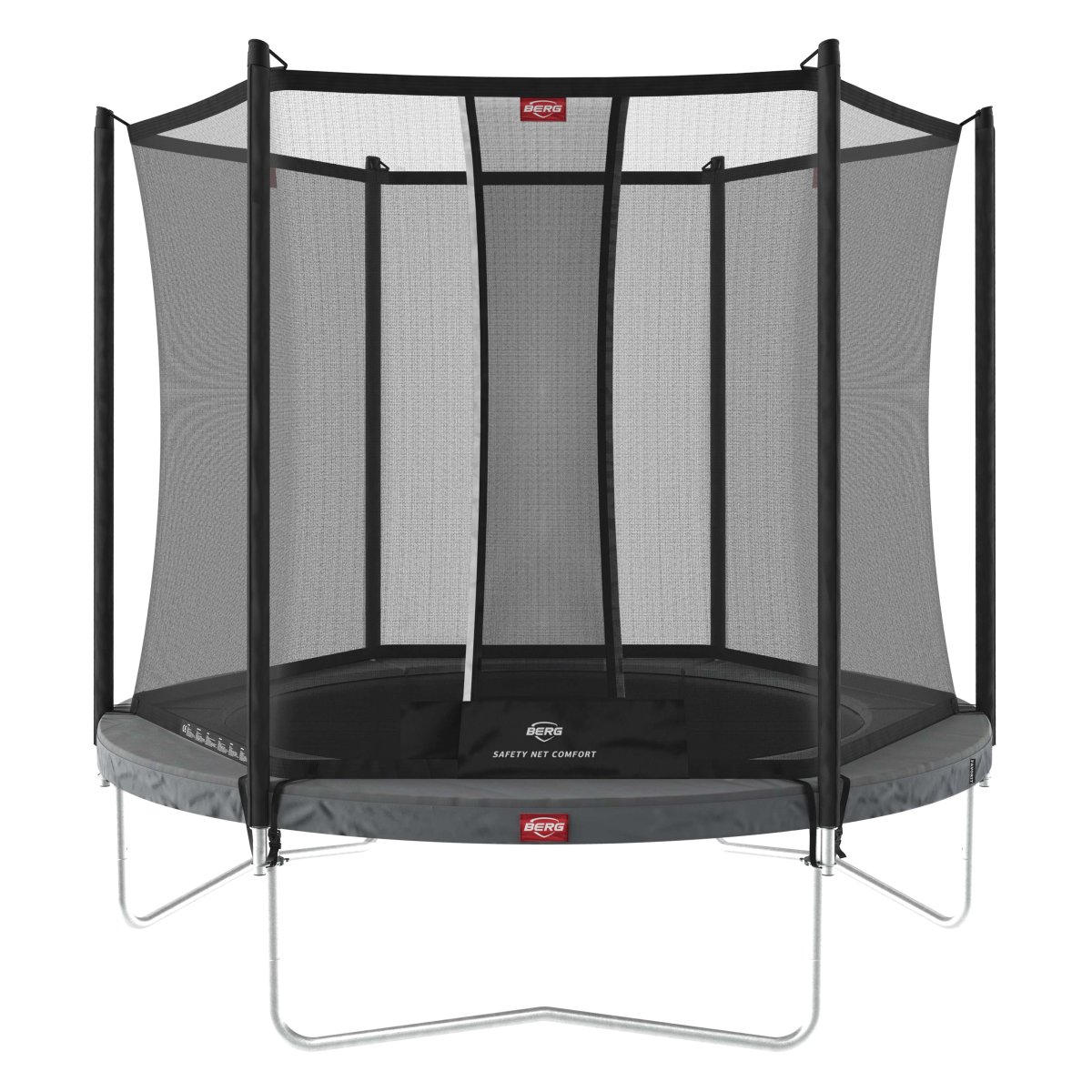 BERG Favorit Regular Trampoline 270 Grey + Safety Net Comfort