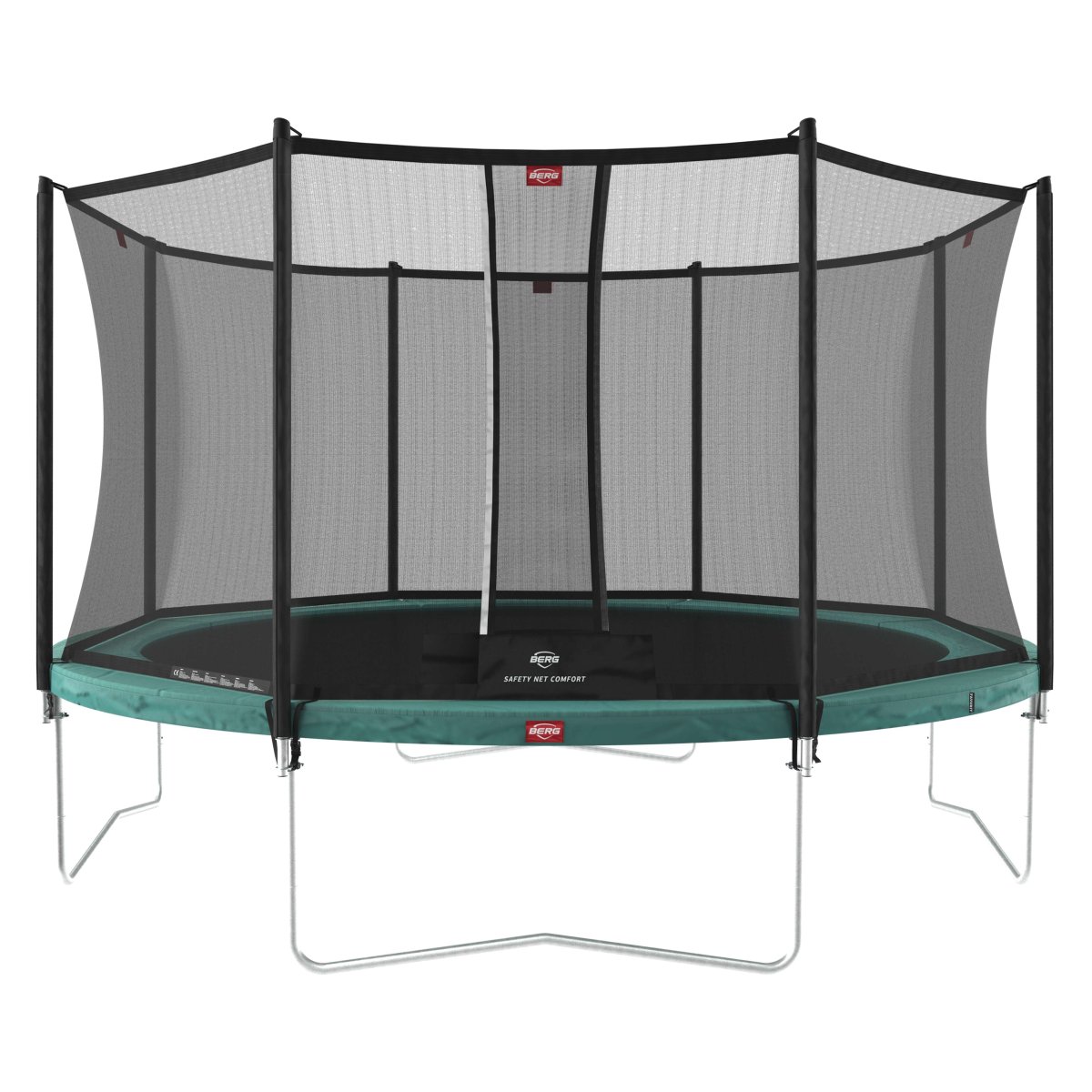 BERG Favorit Regular Trampoline 430 Green + Safety Net Comfort