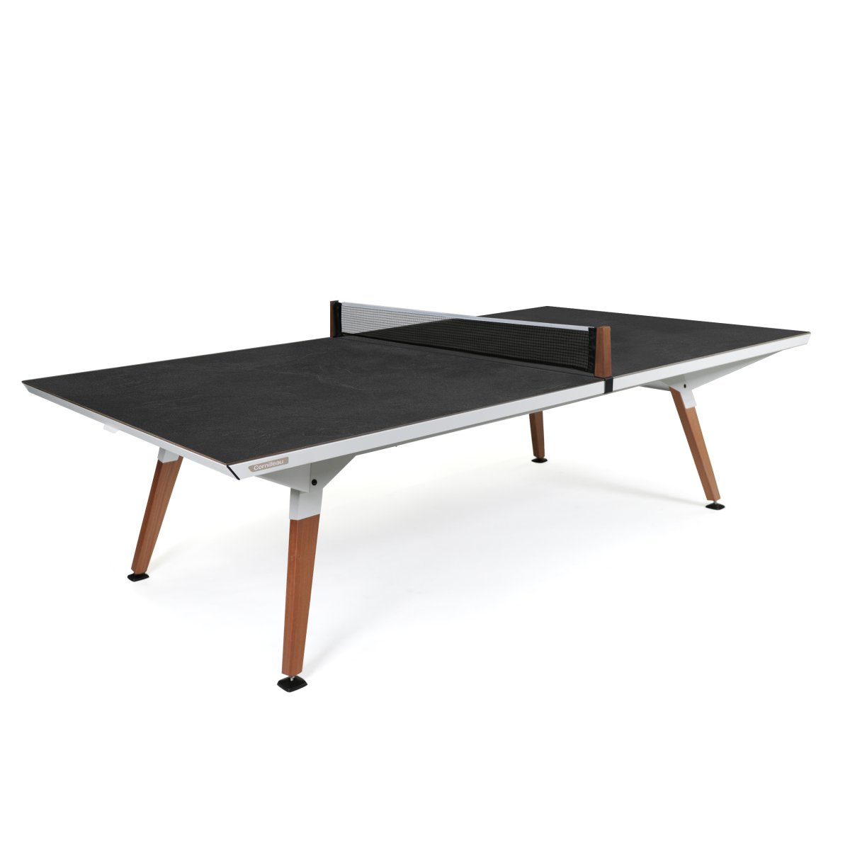 Table de tennis de table Cornilleau Origin Outdoor Blanc / Pierre