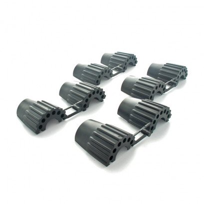 Cornilleau Set of 4 Adjustable Feet Male + Female Black