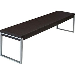 Aramith Fusion banquette cuir/alu 4 places B/B