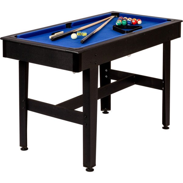 NORTH Bari Table de billard (pool) Noir/Bleu 4FT