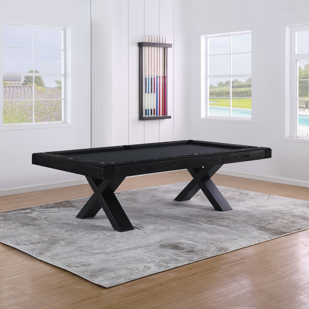 Table de billard Lexor Dinner Xoon 7FT chêne noir