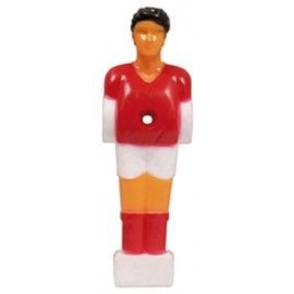 Figurine de baby-foot Rouge / Blanc 13 mm
