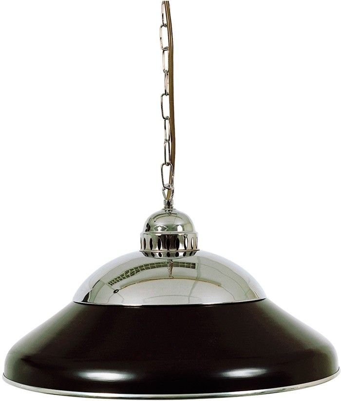 SOLO billiard lamp 45 cm, chrome/black