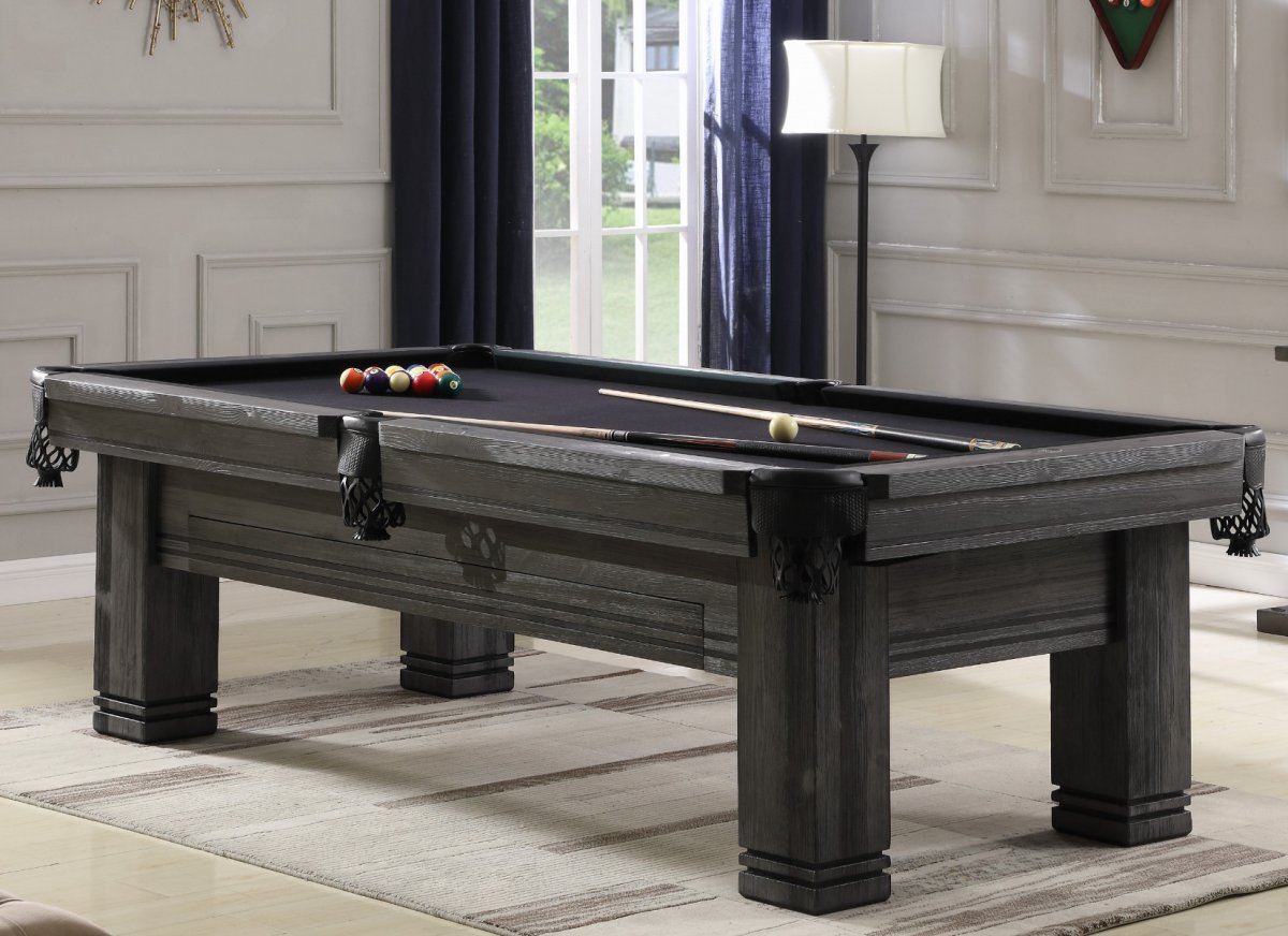 Top Table Lexor Pool Table Emperor Black Oak 8FT