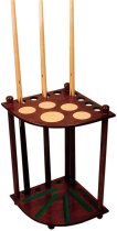 Corner cue rack for 8 cues - Eco thumbnail