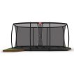 BERG Ultim Elite FlatGround Trampoline 500 Gris + Safety Net Deluxe XL miniature