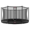 BERG Favorit InGround Trampoline 380 gris + Safety Net Comfort miniature
