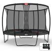 BERG Elite Regular Trampoline 430 Gris Levels + Safety Net Deluxe XL miniature