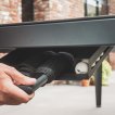 Table de tennis de table Cornilleau Hyphen Outdoor Noir / Stone miniature