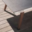 Table de tennis de table Cornilleau Origin Outdoor Blanc / Pierre miniature