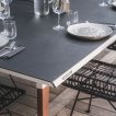 Table de tennis de table Cornilleau Origin Medium Outdoor Blanc / Pierre miniature