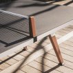 Table de tennis de table Cornilleau Origin Medium Outdoor Blanc / Pierre miniature