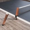 Table de tennis de table Cornilleau Origin Medium Outdoor Blanc / Pierre miniature