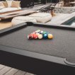 Cornilleau Classic Table de billard (pool) d'extérieur noire / gris foncé miniature