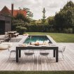 Cornilleau Classic Table de billard (pool) d'extérieur noire / gris foncé miniature