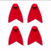 Cornilleau Two-Material Corner H60 Red X4 thumbnail