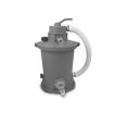 EXIT Wood pool 540x250x122cm with sand filter pump - brown thumbnail