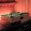 NORTH Assisi Mini Table de billard (pool) Bois foncé/Vert 51 x 31 x 10 cm miniature