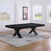 Table de billard Lexor Dinner Xoon 8FT chêne noir miniature