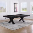 Table de billard Lexor Dinner Xoon 8FT chêne noir miniature