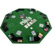 NORTH Table de poker octogonale 122cm, verte miniature