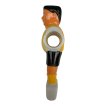 NORTH Joueur de baby-foot jaune en plastique 16mm miniature