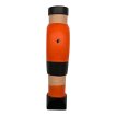 NORTH Lot de 11 joueurs de baby-foot orange en bois 16MM miniature