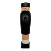 NORTH Lot de 11 joueurs de baby-foot noir en bois 16MM miniature