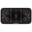 NORTH Zenith Air Hockey Table Black/Black Stainless Steel 7FT thumbnail