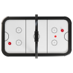 NORTH Thunder Table de air hockey Noir/Blanc 7FT miniature