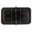 NORTH Thunder Air Hockey Table Black/Black Stainless Steel 7FT thumbnail