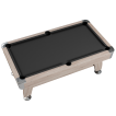NORTH Gardone Pool Table Wood/Black 8FT thumbnail