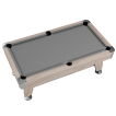 NORTH Gardone Table de billard Bois/Gris 7FT miniature