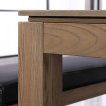 Top Table Lexor Pool Table Dinner Design Vintage Oak 8FT thumbnail