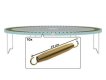 Berg Favorit Goldspring Solo ressorts de trampoline (10x) miniature