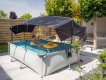 Toile d'ombrage pour piscine EXIT 300x200cm miniature