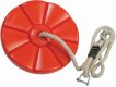 Plastic disc swing for para zip line - Red thumbnail