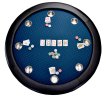 NORTH Table de poker Texas Bleue Ronde 8 personnes miniature