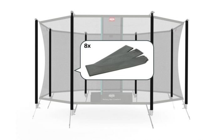 BERG Safety Net Comfort - Housses de poteaux (197 cm) (8x)