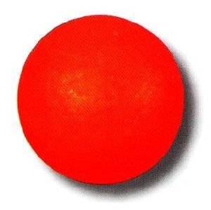 Balles de baby-foot en liège rouge fluo