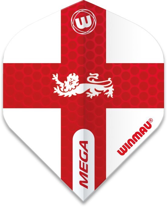 Ailettes de fléchettes Winmau Mega Standard Angleterre