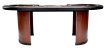 NORTH Table de poker Nevada Rouge 10 personnes miniature